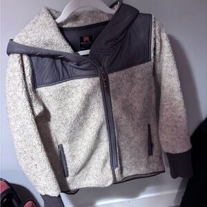 Womens Holden Cream and Gray sherpa Jacket medium